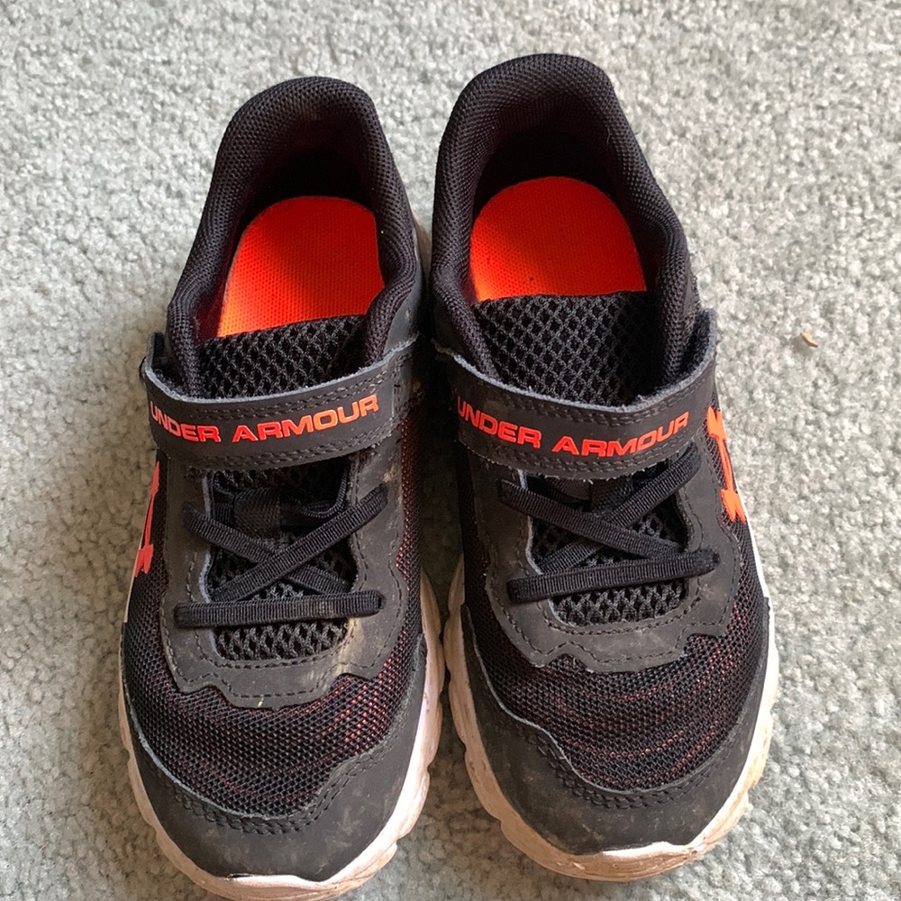 Little boys Under Armour sneakers- size 10